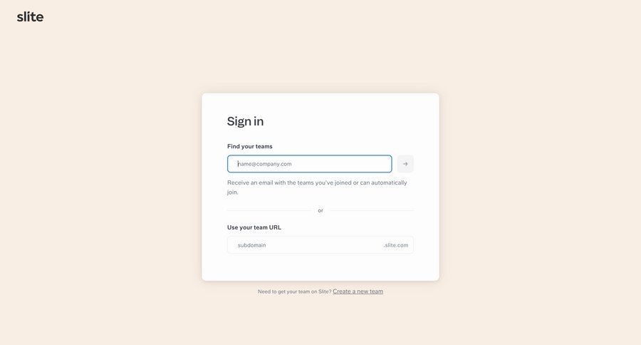 Slite
			    ux ui design
