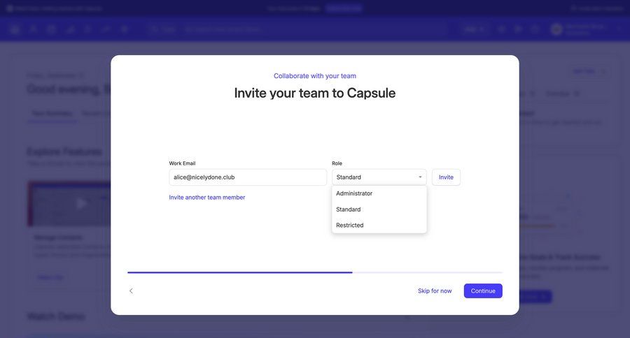 Capsule
			   ux ui design