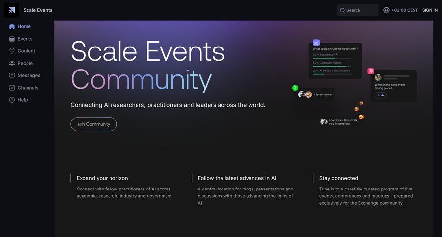 Scale
				community ui page example