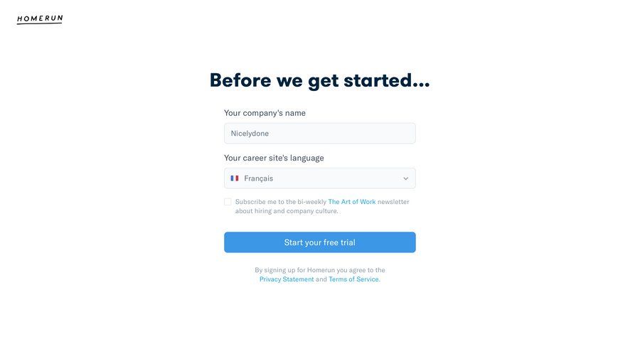 Homerun
			     ux ui design