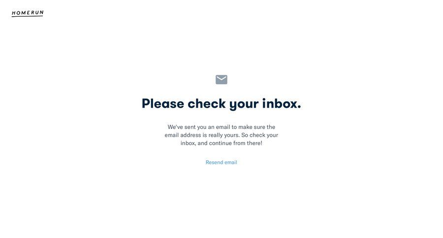 Homerun
			     ux ui design