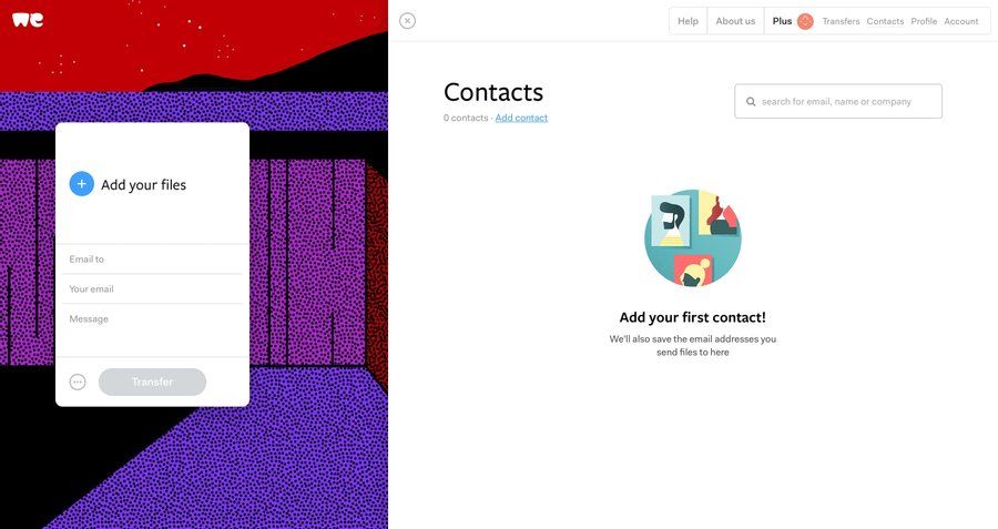 WeTransfer UI Screen Examples Nicelydone wetransfer-ui-screen-examples-nicelydone